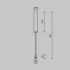 Основание потолочное для блока питания с вводом питания Maytoni Flarity TRA159C-BB1-B TRA159C-BB1-B - 5