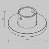 Основание напольное для круглого шинопровода Maytoni Levity TRA184BC-R-11B TRA184BC-R-11B - 6