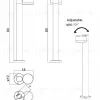 Ландшафтный светильник Arte Lamp Nunki A1910PA-1BK A1910PA-1BK - 3