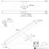 Подсветка для зеркал Arte Lamp Orizzone A2937AP-1BK A2937AP-1BK - 5