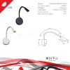 Гибкое бра Reluce 86204-9.2-001MN LED5W WT 86204-9.2-001MN LED5W WT - 2