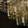 Подвесная люстра Delight Collection 1920s Odeon KR0387P-10A chrome/amber KR0387P-10A chrome/amber - 3