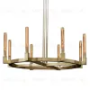 Подвесная люстра Delight Collection Cannele KM0550P-8 brass KM0550P-8 brass - 1