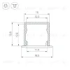 Алюминиевый профиль Arlight SL-MINI-15-2000 ANOD 049019 049019 - 5
