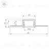 Алюминиевый профиль Arlight SL-LINIA20-FANTOM-2000 ANOD 049030 049030 - 3