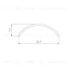 Экран Arlight SL-KANT-H20 ROUND OPAL 049168 049168 - 2