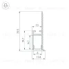 Алюминиевый профиль Arlight WALL-FANTOM-BENT-W10-SIDE-2000 ANOD 043694(1) 043694(1) - 3