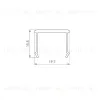 Экран Arlight СEIL-S18-SHADOW-SIDE-3000 OPAL 050491 050491 - 2