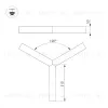 Линейный подвесной светильник Arlight SP-RAYS-3-HANG-5050-510-35W Day4000 049207 049207 - 4
