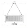 Подвесная люстра Arte Lamp Anetta A1065SP-8PB A1065SP-8PB - 5