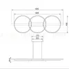 Подвесная люстра Arte Lamp Fluido A3913SP-24BK A3913SP-24BK - 2