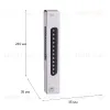 Трековый магнитный светильник Reluce 13002-9.3-001UR magnetic LED12W BK 13002-9.3-001UR magnetic LED12W BK - 3