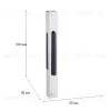Трековый магнитный светильник Reluce 13002-9.3-001UR magnetic LED16W BK 13002-9.3-001UR magnetic LED16W BK - 3