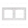 Рамка двухместная Arlight FRM-GLARE-GS-2-WH 043796 043796 - 2