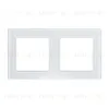 Рамка двухместная Arlight FRM-GLARE-GS-2-WH 043796 043796 - 3