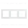Рамка трехместная Arlight FRM-GLARE-GS-3-WH 043799 043799 - 2
