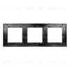 Рамка трехместная Arlight FRM-GLARE-GS-3-BK 043800 043800 - 2