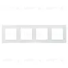 Рамка четырехместная Arlight FRM-GLARE-GS-4-WH 043802 043802 - 3