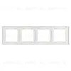 Рамка четырехместная Arlight FRM-GLARE-GS-4-WH 043802 043802 - 2
