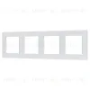 Рамка четырехместная Arlight FRM-GLARE-GS-4-WH 043802 043802 - 1
