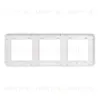 Рамка трехместная Arlight FRM-VERSA-PL-3-WH 043782 043782 - 3