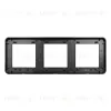 Рамка трехместная Arlight FRM-VERSA-PL-3-BK 043784 043784 - 2
