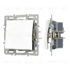 Механизм выключателя одноклавишный непроходной Arlight SWT-MK01-PL-WH (250V, 16A) 043710 043710 - 1