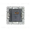 Механизм выключателя одноклавишный непроходной Arlight SWT-MK01-PL-WH (250V, 16A) 043710 043710 - 3