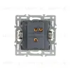 Механизм выключателя одноклавишный проходной Arlight SWT-MKP1-PL-WH (250V, 16A) 043714 043714 - 2