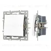 Механизм выключателя одноклавишный проходной Arlight SWT-MKP1-PL-WH (250V, 16A) 043714 043714 - 1