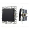 Механизм выключателя одноклавишный непроходной Arlight SWT-MK01-PL-BK (250V, 16A) 043711 043711 - 1