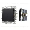 Механизм выключателя одноклавишный проходной Arlight SWT-MKP1-PL-BK (250V, 16A) 043715 043715 - 1