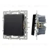 Механизм выключателя одноклавишный перекрестный  Arlight SWT-MKX1-PL-BK (250V, 16A) 043719 043719 - 1