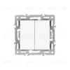 Механизм выключателя двухклавишный непроходной Arlight SWT-MK02-PL-WH (250V, 16A) 043724 043724 - 3