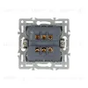 Механизм выключателя двухклавишный проходной Arlight SWT-MKP2-PL-WH (250V, 16A) 043727 043727 - 3