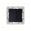 Механизм выключателя двухклавишный непроходной Arlight SWT-MK02-PL-BK (250V, 16A) 043725 043725 - 3