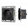 Механизм электрической розетки Arlight SCT-MEU1-PL-BK (250V, 16A) 043731 043731 - 1