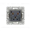 Механизм электрической розетки Arlight SCT-MEU1-PL-WH (250V, 16A) 043730 043730 - 3