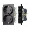 Механизм электрической розетки Arlight SCT-MEUD-PL-BK (250V, 16A) 043765 043765 - 1