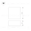 Встраиваемый светильник Arlight DL-GRIGLIATO-S90x90-6W Warm3000 051139 051139 - 2