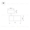 Спот Arlight SP-ARTEMIS-SURFACE-FLAP-R55-12W Warm3000 051791 051791 - 6