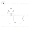 Встраиваемый спот Arlight LGD-ARTEMIS-BUILT-FLAP-R55-12W Warm3000 051797 051797 - 5