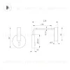 Бра Arlight SP-VERDI-LONG-WALL-3W Warm3000 051666 051666 - 3
