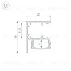 Алюминиевый профиль Arlight WALL-2228-2000 ANOD BLACK 050488 050488 - 5