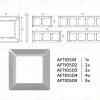 Рамка четырехместная Ambrella Volt Line AF110504 AF110504 - 4