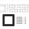 Рамка одноместная Ambrella Volt Line AF110701 AF110701 - 5