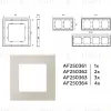 Рамка трехместная Ambrella Volt Qubi AF250363 AF250363 - 4
