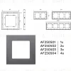 Рамка двухместная Ambrella Volt Qubi AF250502 AF250502 - 4