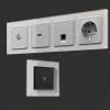 Рамка двухместная Ambrella Volt Platos AF330402 AF330402 - 3