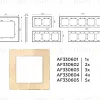 Рамка пятиместная Ambrella Volt Platos AF330605 AF330605 - 4